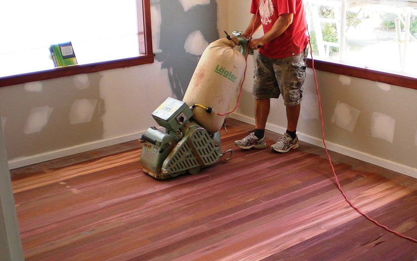 Image of timber floor sanding